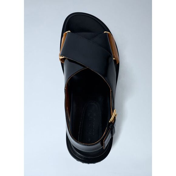 Marni Women Fussbett Leather Sandals - Picture 6 of 6